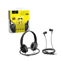 HOCO WIRED HEADPHONE W24 1.2M WITH ADDITIONAL 3.5MM EARPHONES GOLD HOCO WIRED HEADPHONE W24 1.2M WITH ADDITIONAL 3.5MM EARPHONES GOLD